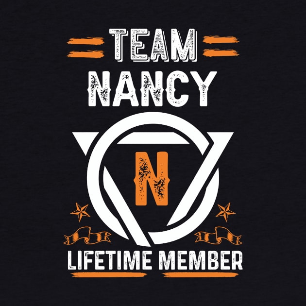 Team nancy Lifetime Member, Family Name, Surname, Middle name by Smeis